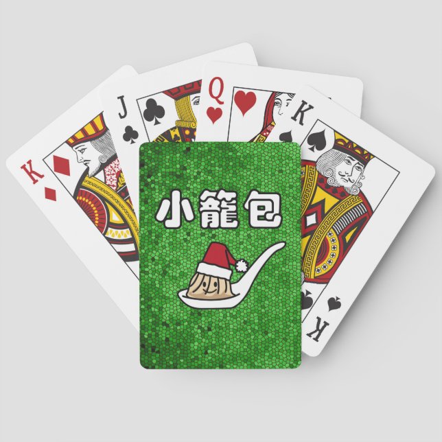 Xiaolongbao chinesischer Suppen-Mehlkloß Dim Sum Spielkarten (Rückseite)
