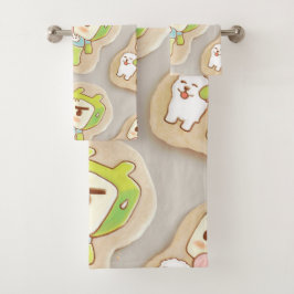 XiaoTieJun Icing Cookies Badhandtuch Set