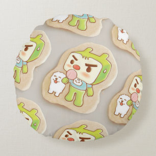XiaoTieJun Icing Cookies Rundes Kissen