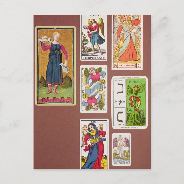 XIIII Temperance Postkarte (Vorderseite)