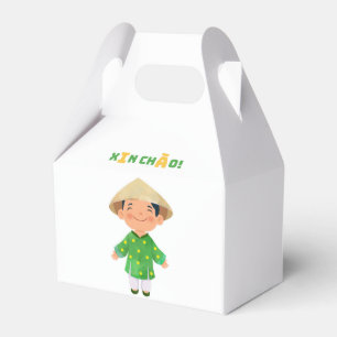 "Xin Chào" Niedliche vietnamesische Geschenkboxen Geschenkschachtel