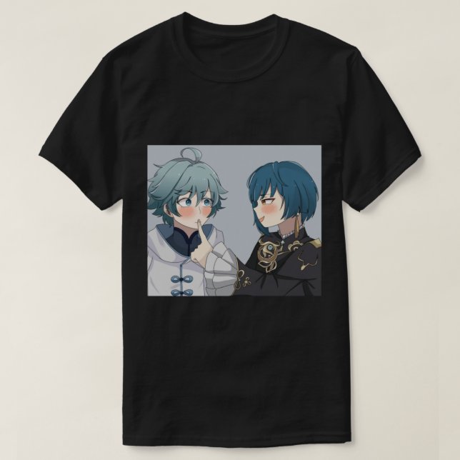 Xingyun und Chongyun - Auswirkungen von Genshin T-Shirt (Design vorne)