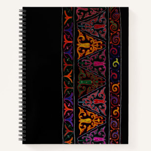 Xinjiang Embroidery Border Notizbuch