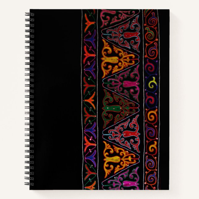 Xinjiang Embroidery Border Notizbuch (Vorderseite)