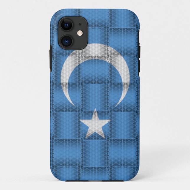 Xinjiang-Flagge Case-Mate iPhone Hülle (Rückseite)