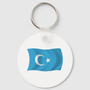 Xinjianj Uigur Flag Schlüsselanhänger