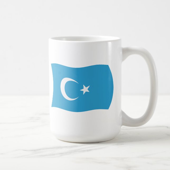 Xinjianj Uigur Flag Tasse (Rechts)