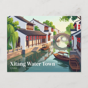 Xitang Wasserstadt China Postkarte