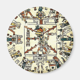 Xiuhtecuhtli Aztec Toter Gott Magnet