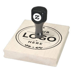XL großes Geschäft-Logo individuell geprägter Gumm Gummistempel