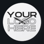 XL-Logo für Großunternehmen Große Wanduhr<br><div class="desc">Kundenspezifische Firmenlogos Große Briefmarke aus Kautschuk</div>