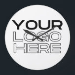 XL-Logo für Großunternehmen Große Wanduhr<br><div class="desc">Kundenspezifische Firmenlogos Große Briefmarke aus Kautschuk</div>