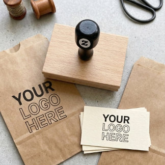 XL-Logo für Großunternehmen Gummistempel