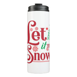 Xmas Art Lass is Snow Thermosbecher