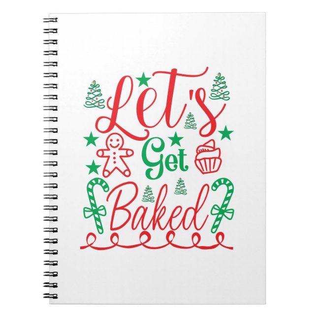 Xmas Art Lass Notizblock (Vorderseite)