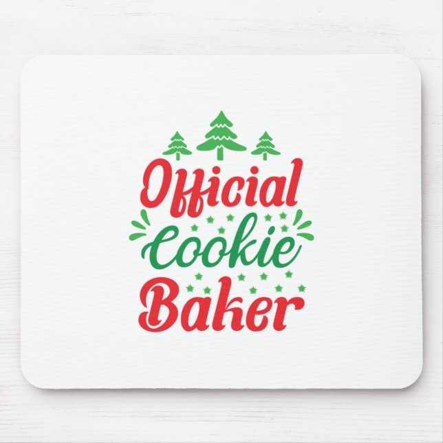 Xmas Art Offiziell Cookie Baker Mousepad (Vorne)