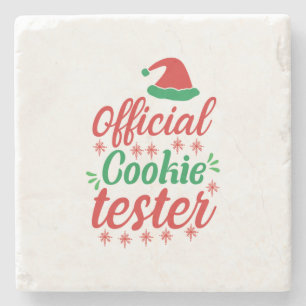 Xmas Art Offiziell Cookie Tester Steinuntersetzer