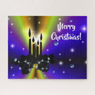 Xmas Artdeco Lila Gelber Regenbogen