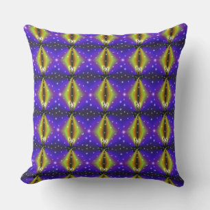 Xmas Artdeco Lila Gelber Regenbogen Kissen