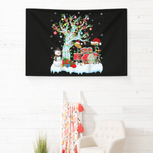 Xmas Baum Dekorationslichter Musikalische Trommel Banner