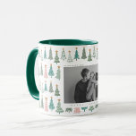 Xmas Bäume Farbiges Weihnachten Weihnachten Tasse<br><div class="desc">Weihnachtsblätter aus dem Weihnachten</div>