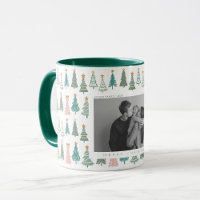 Xmas Bäume Farbiges Weihnachten Weihnachten