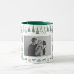 Xmas Bäume Farbiges Weihnachten Weihnachten Tasse<br><div class="desc">Weihnachtsblätter aus dem Weihnachten</div>