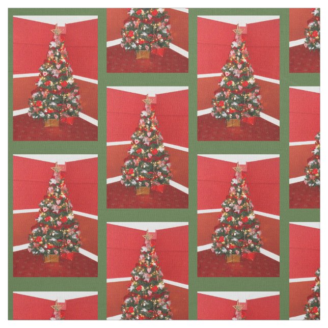 Xmas Bäume Stoff (Muster)