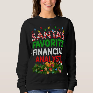 Xmas beleuchtet den Lieblingsfinanzanalytiker des Sweatshirt