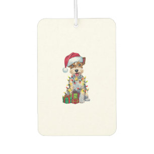 Xmas-Beleuchtung Santa Silky Terrier Hund Weihnach Autolufterfrischer