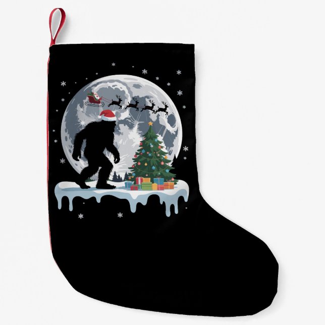 Xmas Bigfoot Santa Tree Museo Cantonale d'Arte Kleiner Weihnachtsstrumpf (Vorderseite)