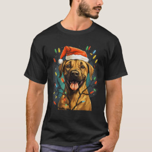 Xmas Black Mouth Cur Hund geknackt Weihnachtsbeleu T-Shirt