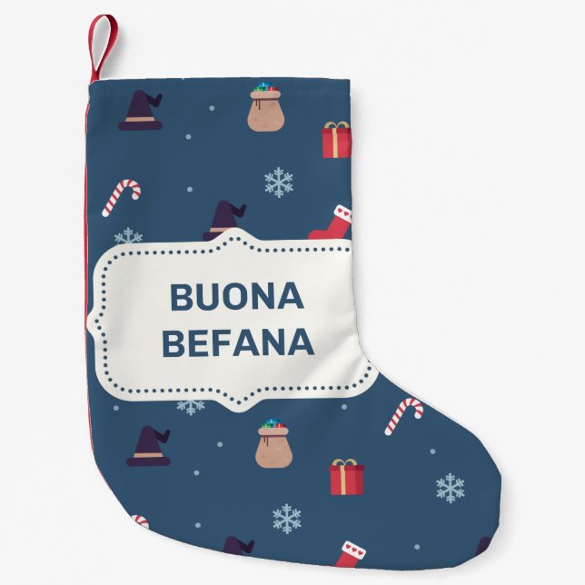 xmas buona Befana Weihnachtsfest Strumpf Kleiner Weihnachtsstrumpf (Vorderseite)