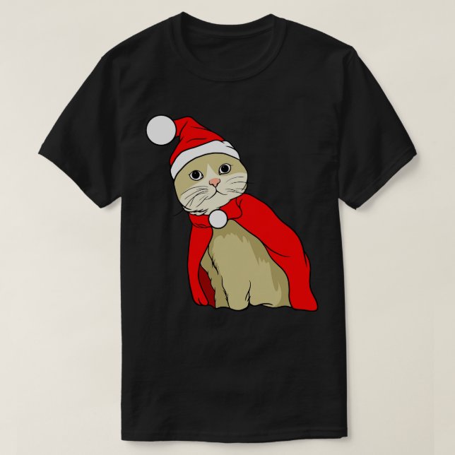 Xmas Cat T-Shirt (Design vorne)