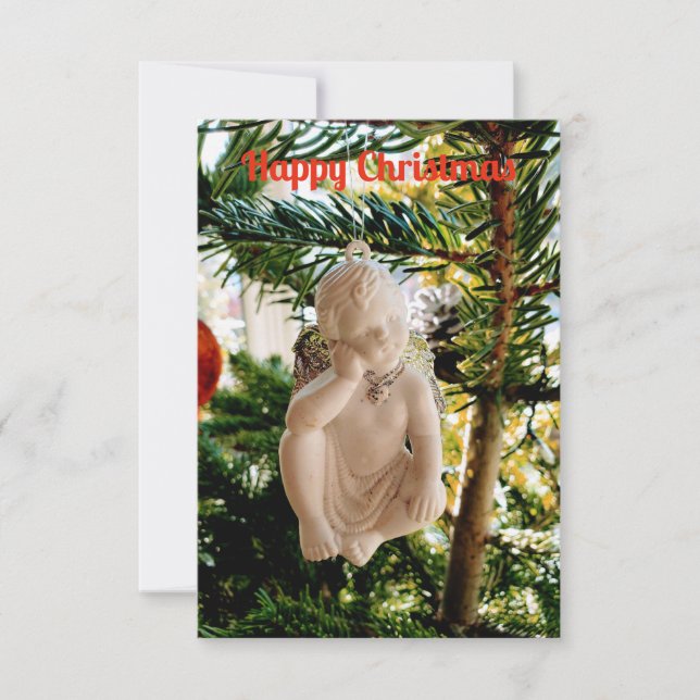 Xmas cherub card karte (Vorderseite)