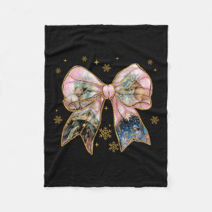 Xmas Coquette Bow Jesus Christliche Bibel Verse Na Fleecedecke