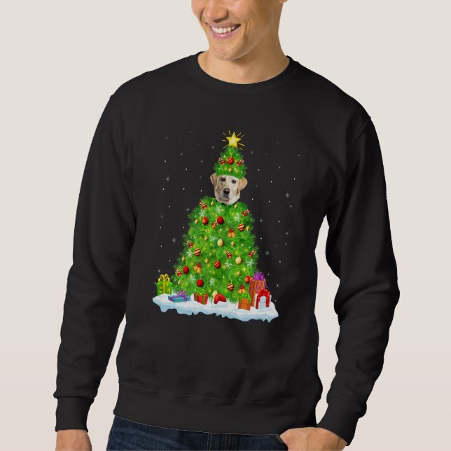 Xmas Decorations Santa Labrador Retriever Dog Chri Sweatshirt (Vorderseite)