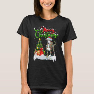 Xmas Dekorationen Santa Italian Greyhound Dog Chri T-Shirt