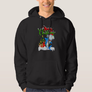 Xmas-Dekorationen Weihnachtsmann Hammerhai Weihnac Hoodie