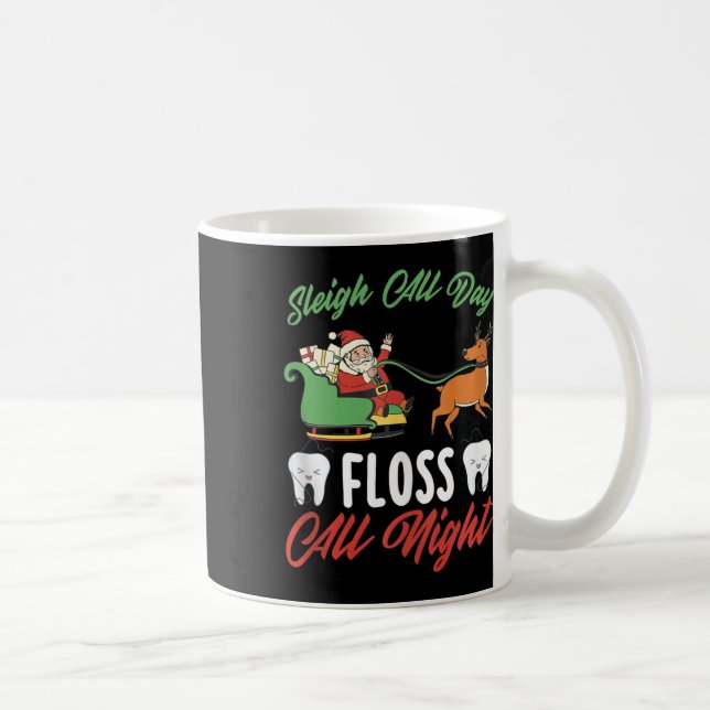 Xmas Dentis Holiday Dental Office Weihnachten Kaffeetasse (Rechts)