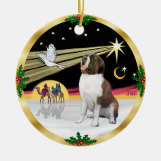 Xmas Dove - Saint Bernard Keramikornament