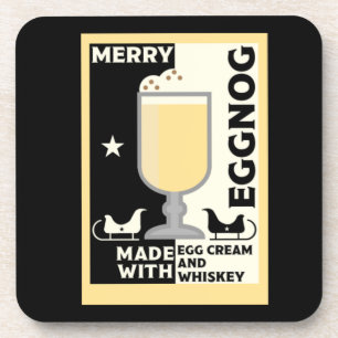 Xmas Eggnog Punch Getränkeuntersetzer