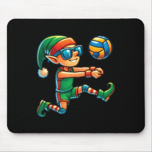 Xmas Elf Volleyball Liebhaber Jungen Mädchen Kinde Mousepad