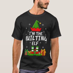 Xmas Familie passt lustig Ich bin die Quilting Elf T-Shirt