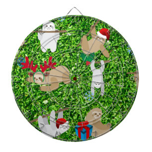 Xmas Faultier Dartscheibe