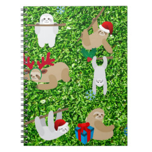 Xmas Faultier Notizblock