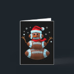 Xmas Football Snowman Funny Football Weihnachten Karte<br><div class="desc">Xmas Fußball Snowman Funny Football Weihnachten Elevate unsere schöne Falten Grußkarte mit Features,  die ideal sind,  um Erinnerungen zusammen.</div>