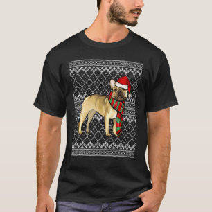 Xmas Französischer Bulldog Weihnachtsmann Ugge Wei T-Shirt