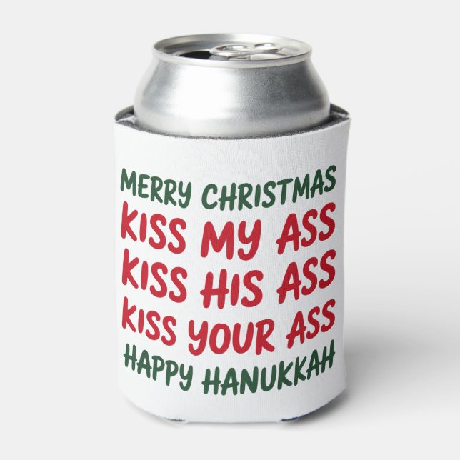 Xmas Funny Merry Christmas Sarcastic Rude Dosenkühler (Kanne Vorderseite)