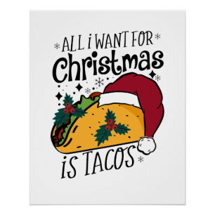 Xmas Geschenk Alles, was ich zu Weihnachten Gewoll Poster